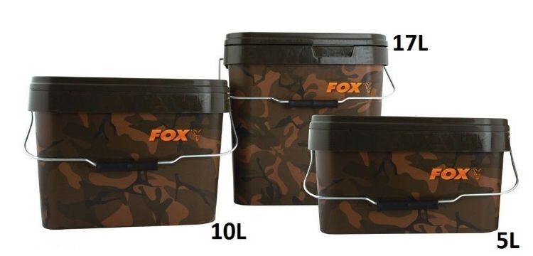 Снимка на Кофа Fox Camo Heavy Duty Square Bucket 17L