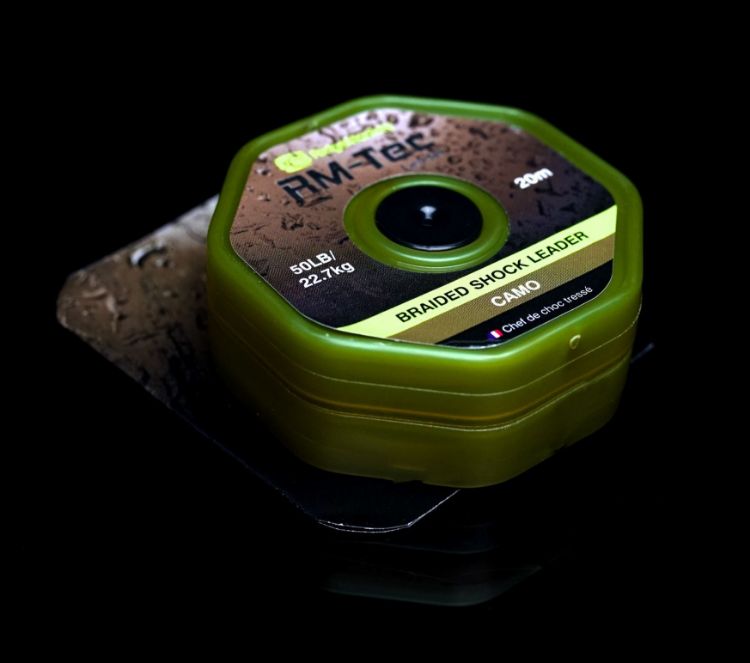 Снимка на Шок лидер RidgeMonkey Connexion Shock Weave Braided Shock Leader 50lb 20m