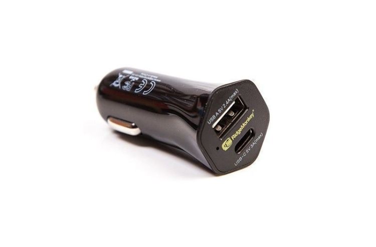 Снимка на Зарядно за кола Ridgemonkey 15W USB C Car Charger