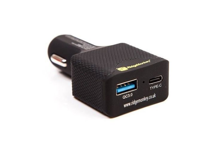 Снимка на Зарядно за кола Ridgemonkey 45W USB C PD Car Charger