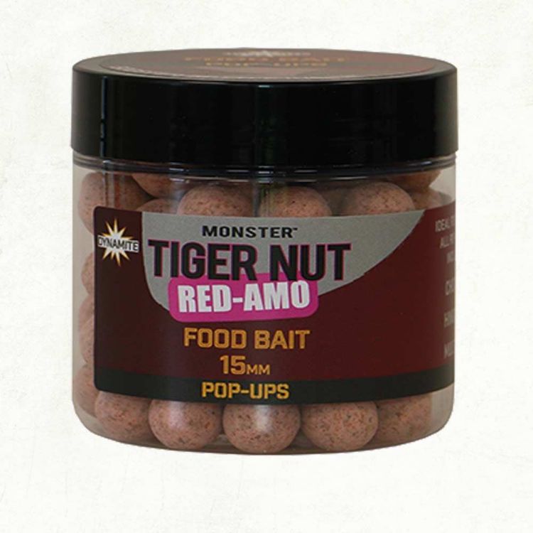 Снимка на Плуващи топчета Dynamite Baits Monster Tiger Nut Red-amo foodbait pop up 
