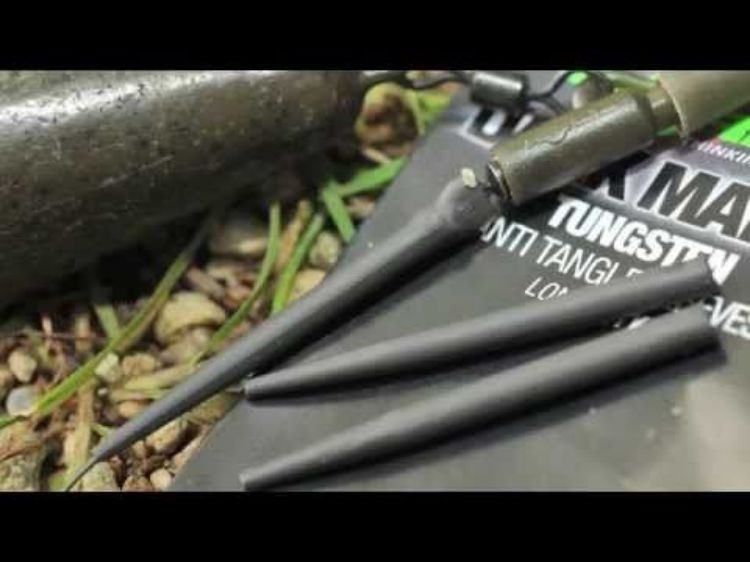 Снимка на противооплитащи конуси Кorda Dark Matter Tungsten Anti Tangle Sleeve