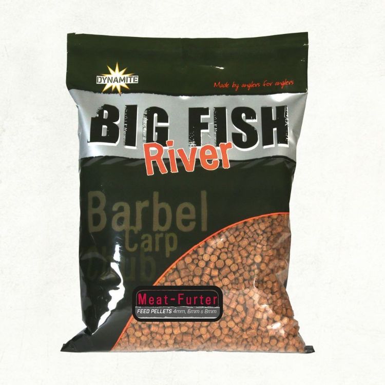 Снимка на Пелети Dynamite baits BIG FISH PELLETS - Meat-Furter 4 6 8MM 1.8KG