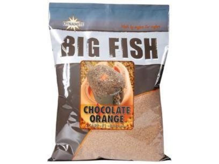 Снимка на Метод микс DYNAMITE BAITS Big Fish Chocolate Orange Groundbait 1.8kg
