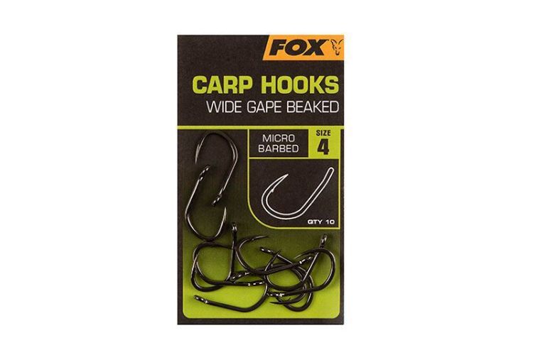 Снимка на Куки Fox Carp Hooks Wide Gape Beaked