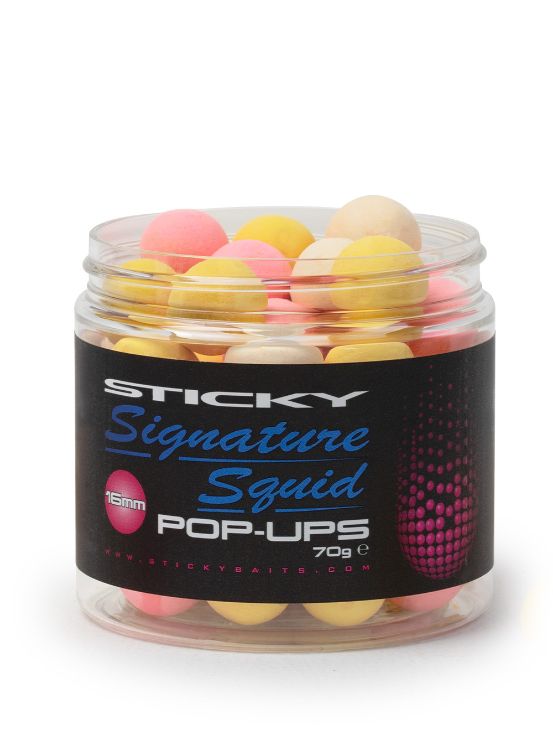 Снимка на Плуващи топчета Sticky Baits Signature Squid Pop-Ups Mixed