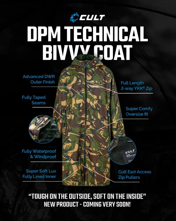 Снимка на Палто Cult Tackle DPM Technical Bivvy Coat