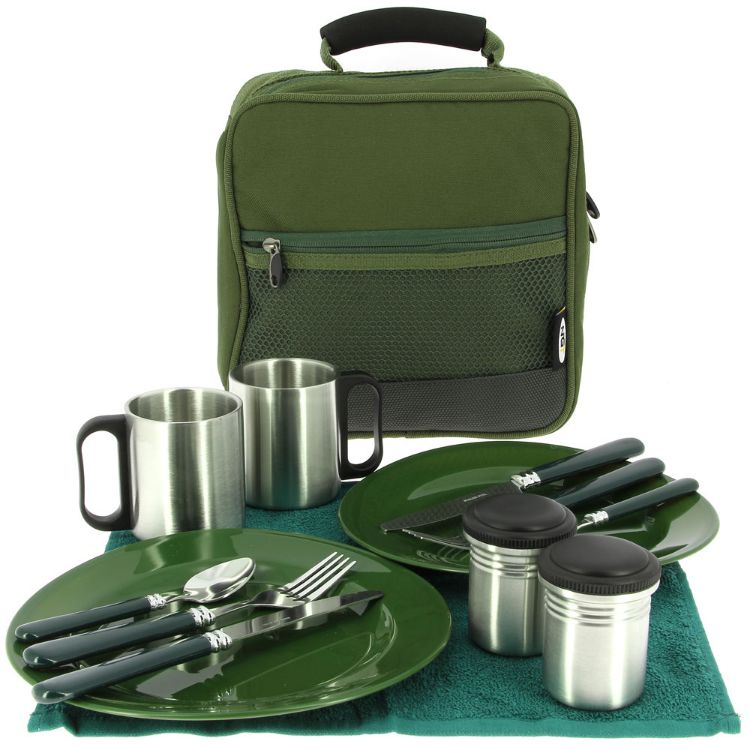 Снимка на Комплект за хранене NGT Deluxe Fishing Cutlery Set