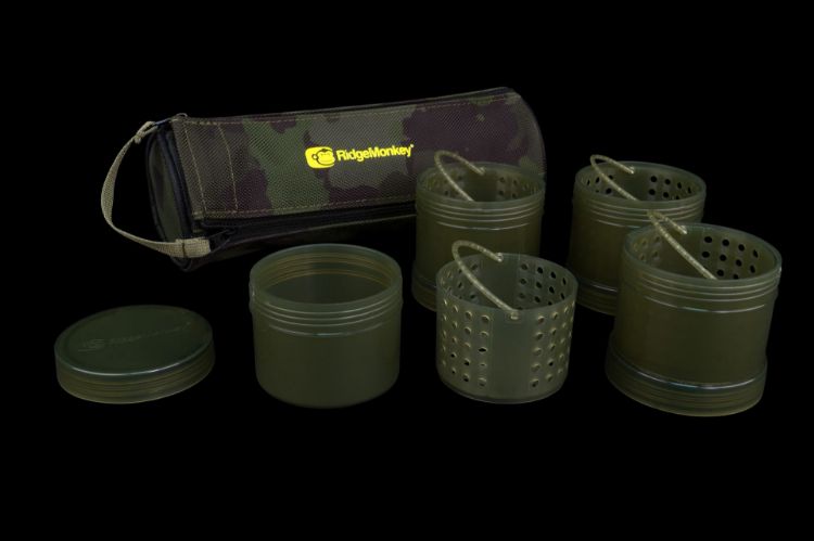 Снимка на комплект бурканчета RidgeMonkey Modular Hookbait Pots Camo
