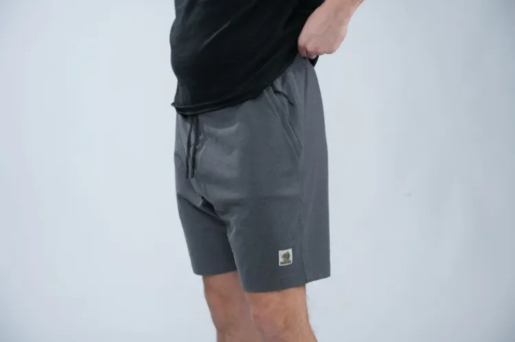 Снимка на Къси панталони Nash Make It Happen Badge Shorts Grey Marl