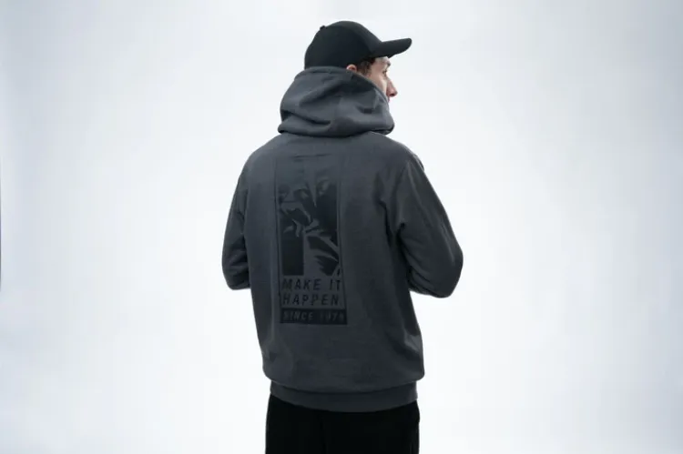 Снимка на Горнище Nash Make It Happen Since 1978 Hoody Grey Marl
