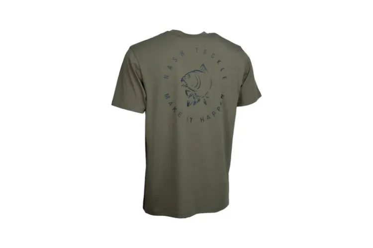 Снимка на Тениска Nash Make It Happen Carp Logo T Shirt Green