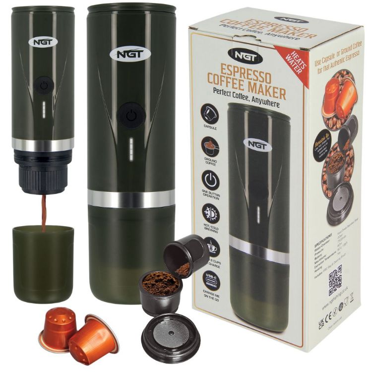 Снимка на Кафе машина NGT Portable Espresso Machine USB 