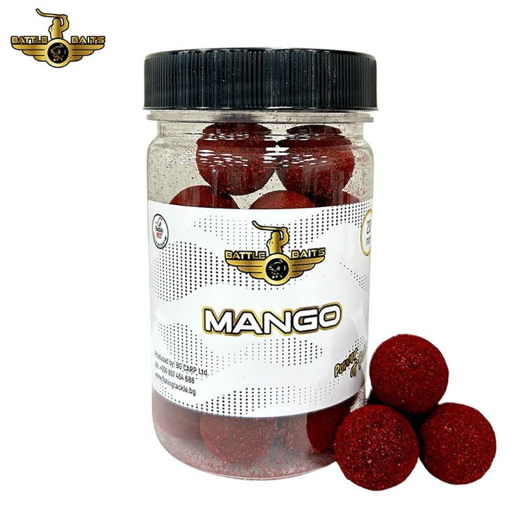 Снимка на Протеинови топчета за стръв BATTLE BAITS Mango 
