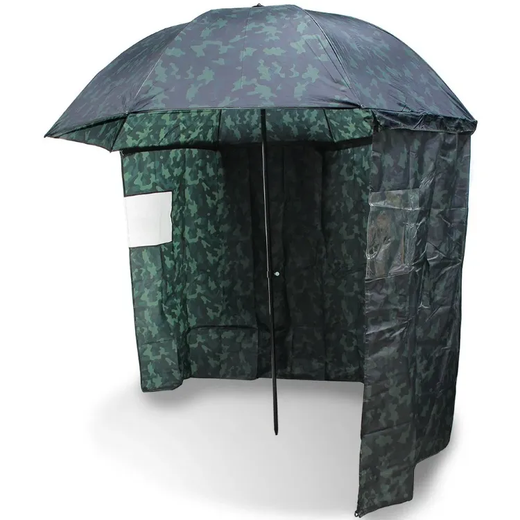 Снимка на Чадър NGT Umbrella - 45" Camo with Tilt Function