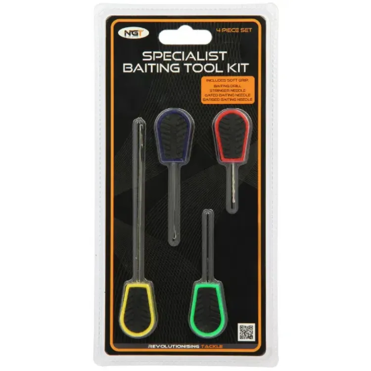 Снимка на Комплект игли NGT 4pc Soft Grip Tool Set