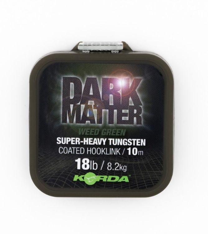 Снимка на Повод с покритие Korda Dark Matter Super Heavy Tungsten Coated Braid Green