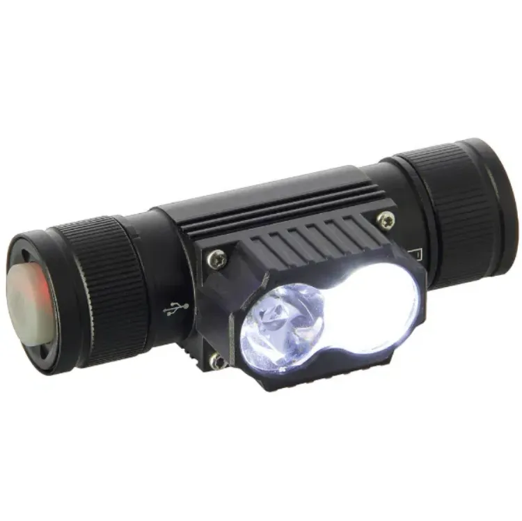 Снимка на Челник NGT GTS Headlight - 250 Lumens + UV Light with USB Rechargable 1800mAh Battery