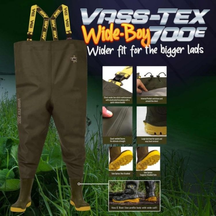 Снимка на Гащеризон Vass-Tex 700E Wide-Boy Chest Wader