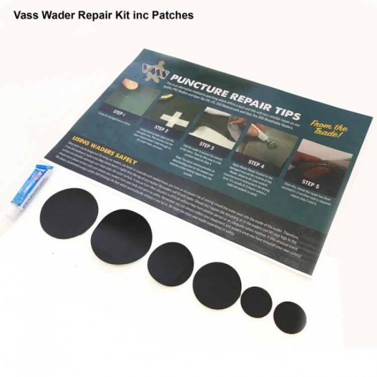 Снимка на Ремонтен комплект Vass Fishing Wader & Rainwear Repair Kit
