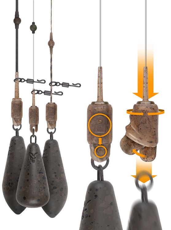 Снимка на Клипс за хеликоптер Fox Edges Camo Heli-Clips