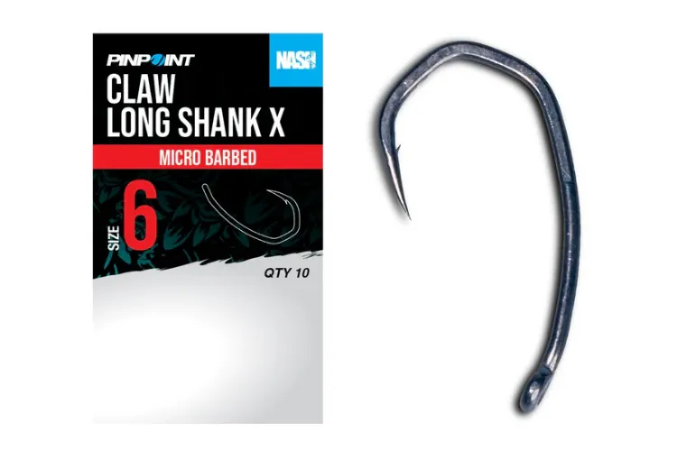 Снимка на Куки Nash Claw Long Shank X