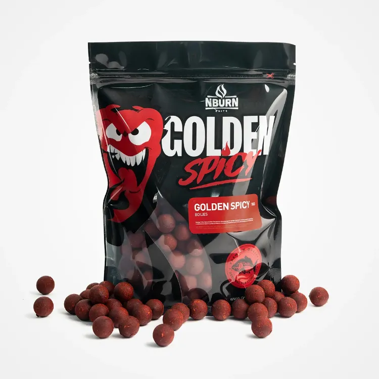 Снимка на Протеинови топчета N-BURN GOLDEN SPICY 20мм 1кг