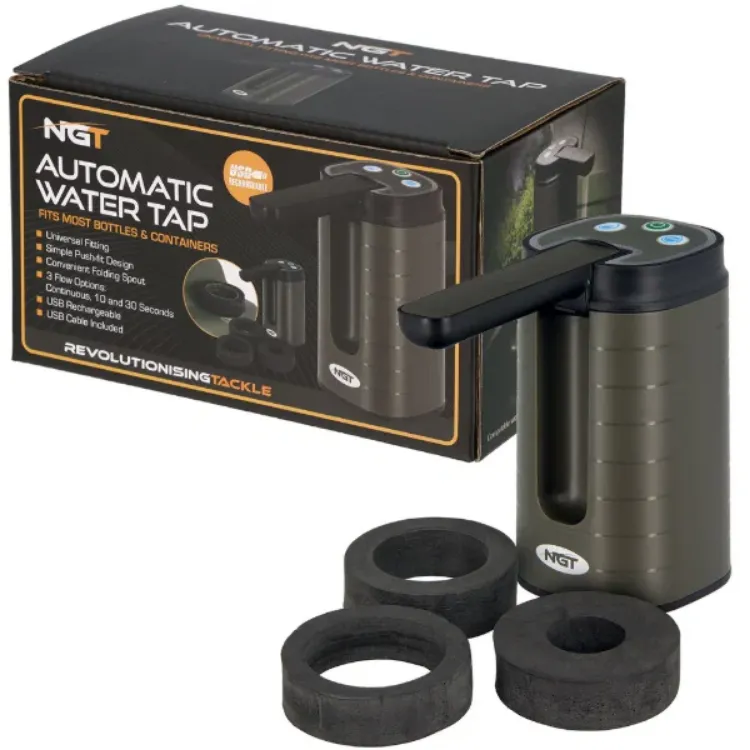 Снимка на Помпа за вода NGT Auto Water Tap - USB Rechargeable with Folding Nozzle and Timer Buttons (741)