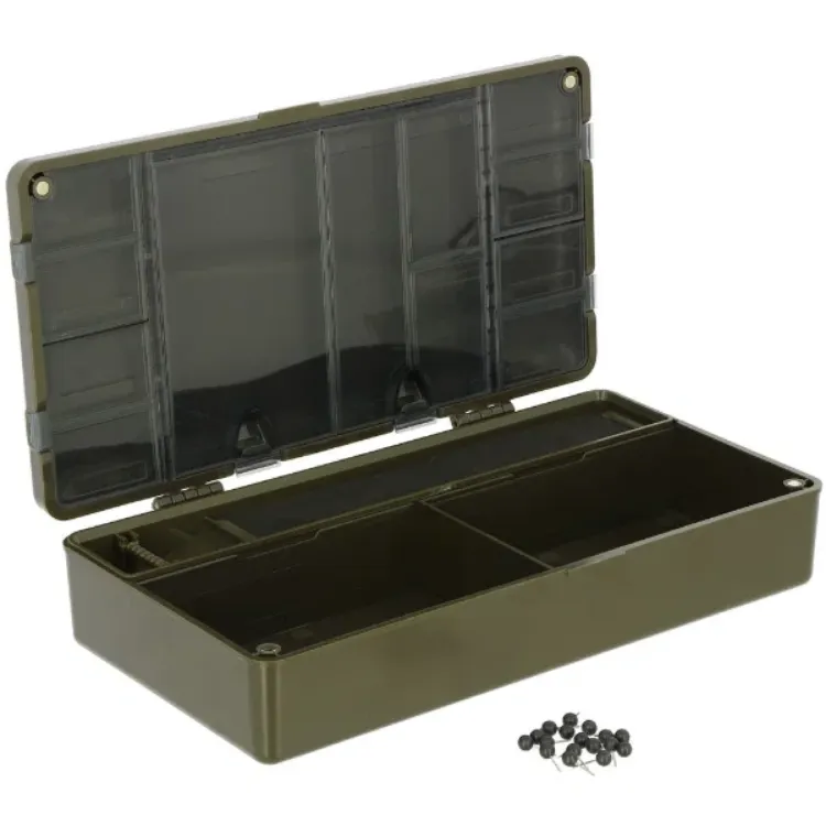 Снимка на Кутия NGT Plastic Tackle Box 935 - Plastic Tackle and Rig Wallet with Pins (935)