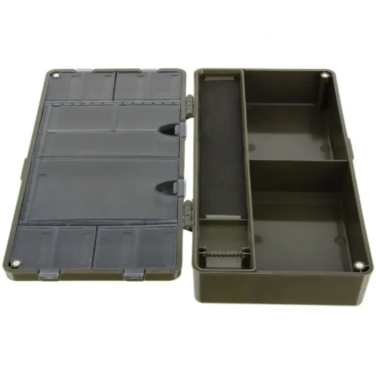 Снимка на Кутия NGT Plastic Tackle Box 935 - Plastic Tackle and Rig Wallet with Pins (935)