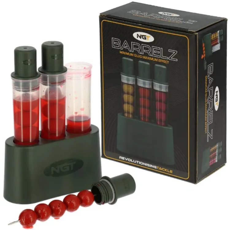 Picture of NGT Barrelz Baiting Set - Glugging Tubes with Stand